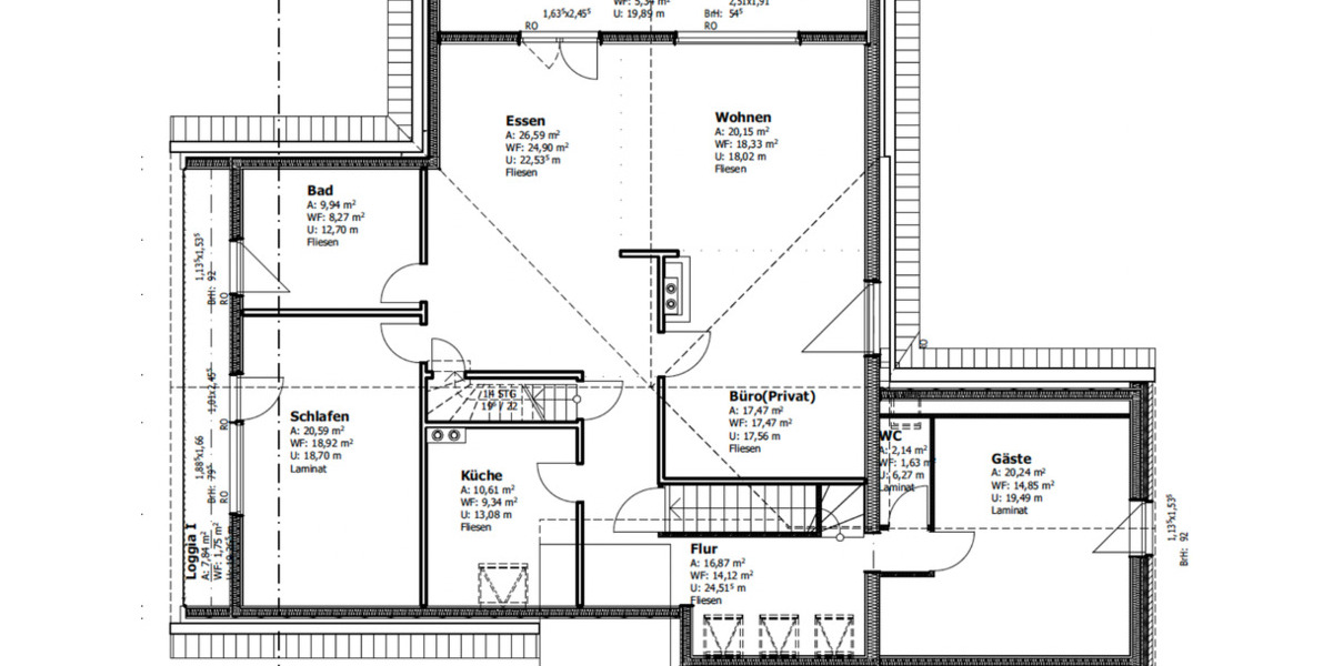 Großzügige 6-Zimmer-Maisonette mit Garage & Loggia 6 zimmer