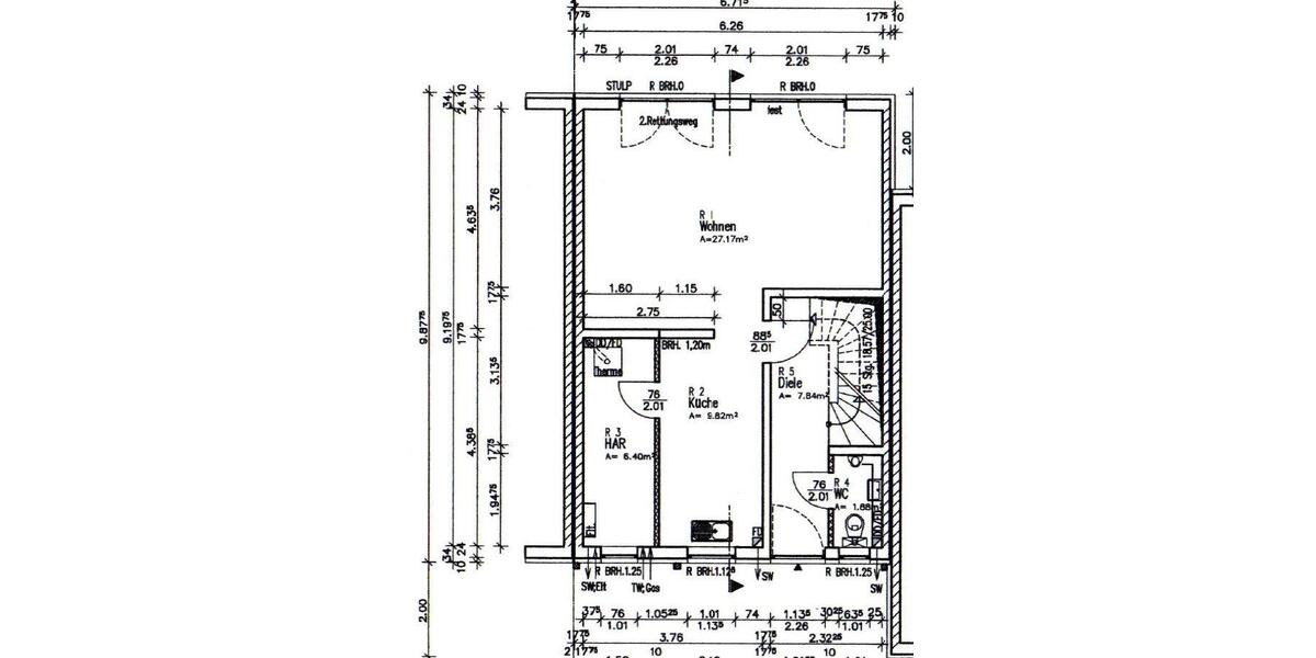 Reihenhaus Braunschweig Wabe-Schunter-Beberbach - 5 Zimmer, 120 m&sup2;, 395.000&euro; | Angebot:26764118