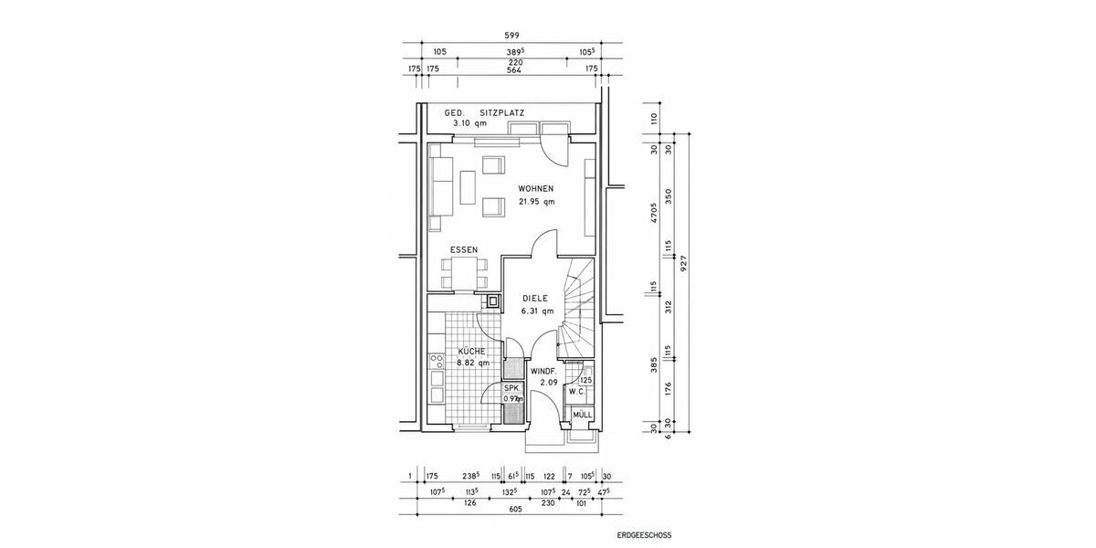 Reihenhaus Wolfsburg Alt-Wolfsburg - 4 Zimmer, 89 m&sup2;, 205.000&euro; | Angebot:26396186