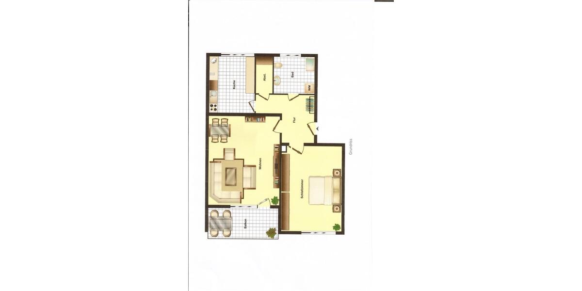 Etagenwohnung Braunschweig Heidberg-Melverode - 2 Zimmer, 59 m&sup2;, 151.000&euro; | Angebot:26710557
