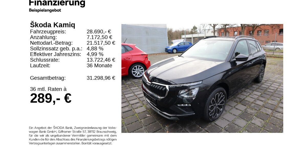 Skoda Kamiq 24.930 km 28.490 € Gifhorn 38518