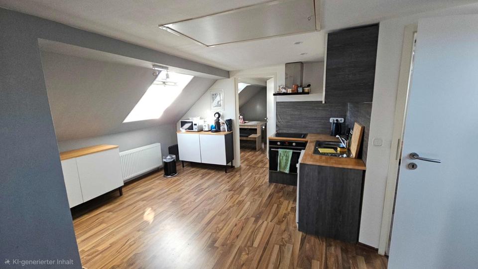 Dachgeschoßwohnung Wolfsburg Ehmen - 2 Zimmer, 50 m&sup2;, 450&euro; | Angebot:26234872