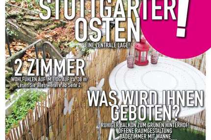 Wohnung zum Mieten in Stuttgart 540 € 38 m²