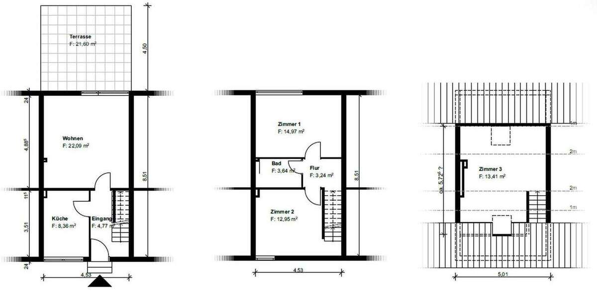 Reihenmittelhaus Braunschweig Stöckheim - 4 Zimmer, 94 m&sup2;, 349.000&euro; | Angebot:24708903
