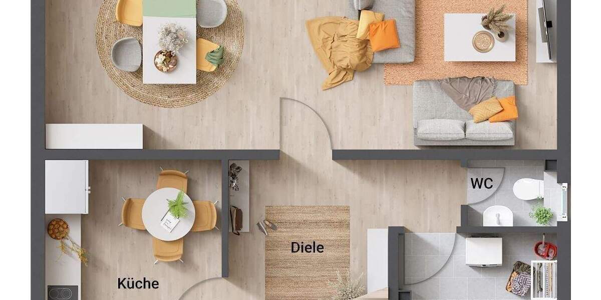 Mit Grundstück, ein Komforthaus für jedermann in Harxbüttel. 5 zimmer