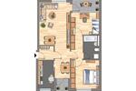 Etagenwohnung Braunschweig Timmerlah-Geitelde-Stiddien - 3 Zimmer, 77 m&sup2;, 609&euro; | Angebot:26561472