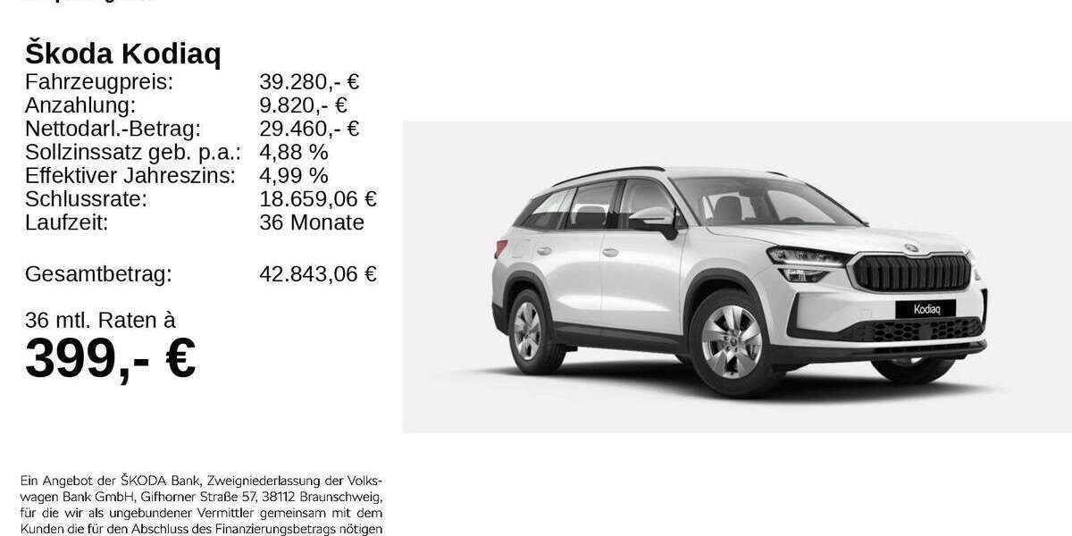 Skoda Kodiaq 16.140 km 38.980 € Gifhorn 38518