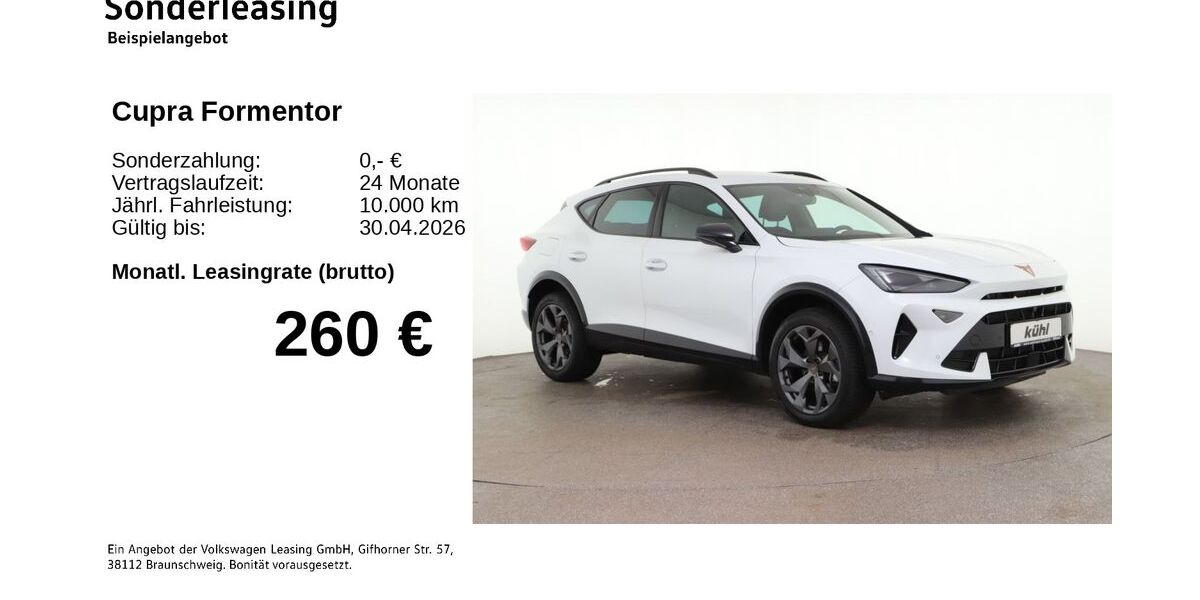 Cupra Formentor 22.580 km 31.980 &euro; Gifhorn 38518
