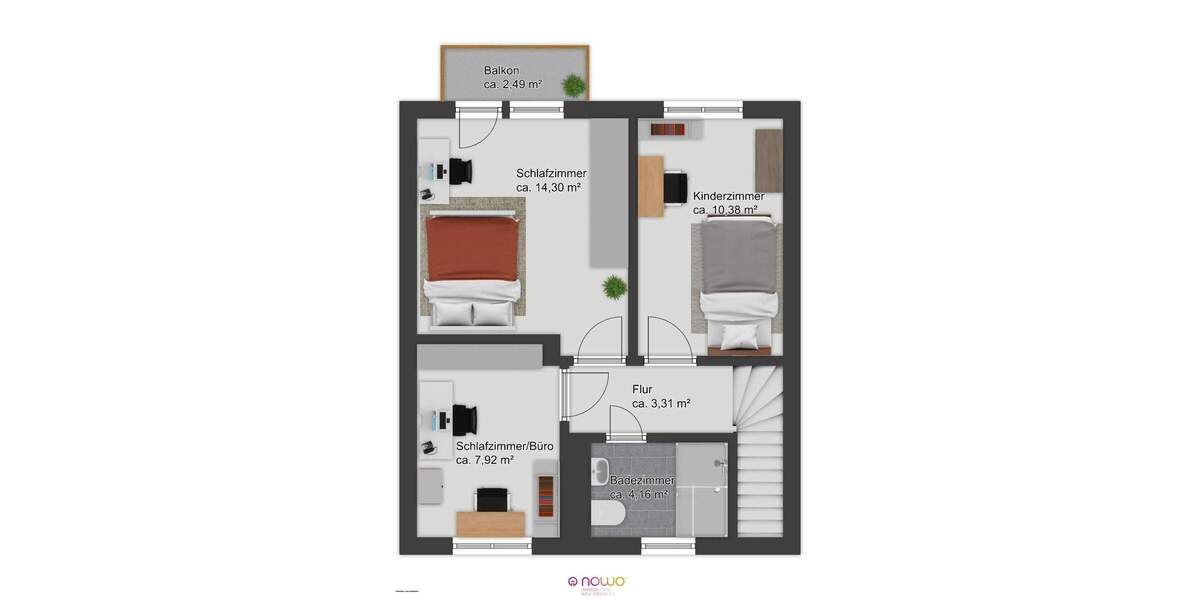 Reihenmittelhaus Braunschweig Völkenrode - 4 Zimmer, 92 m&sup2;, 242.000&euro; | Angebot:25666831