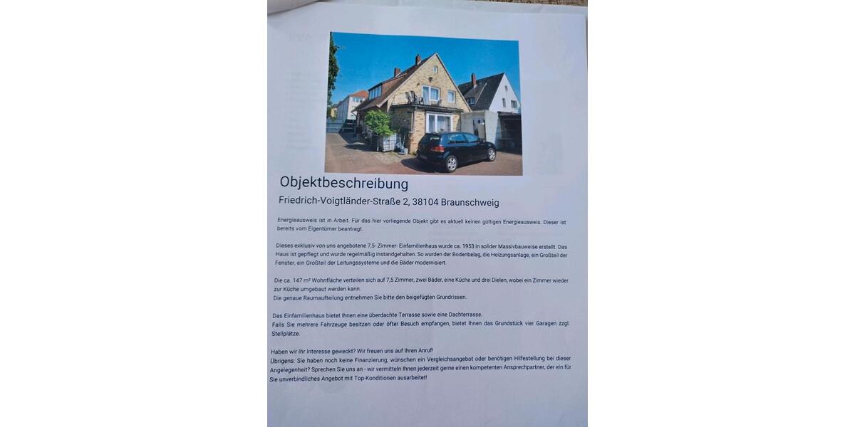 Einfamilienhaus Braunschweig Wabe-Schunter-Beberbach - 7 Zimmer, 147 m&sup2;, 499.000&euro; | Angebot:26847523