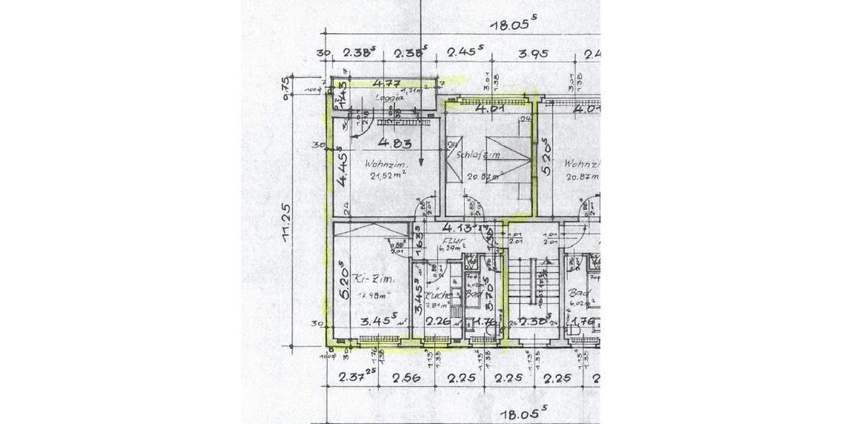 Etagenwohnung Helmstedt - 3 Zimmer, 81 m&sup2;, 135.000&euro; | Angebot:25746941