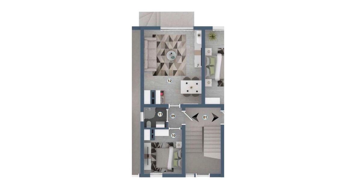 Hochparterre Braunschweig - 2 Zimmer, 33 m&sup2;, 169.000&euro; | Angebot:26877211