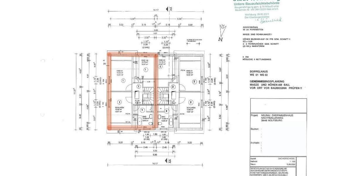Doppelhaushälfte Wolfsburg Alt-Wolfsburg - 4 Zimmer, 130 m&sup2;, 1.700&euro; | Angebot:26618819