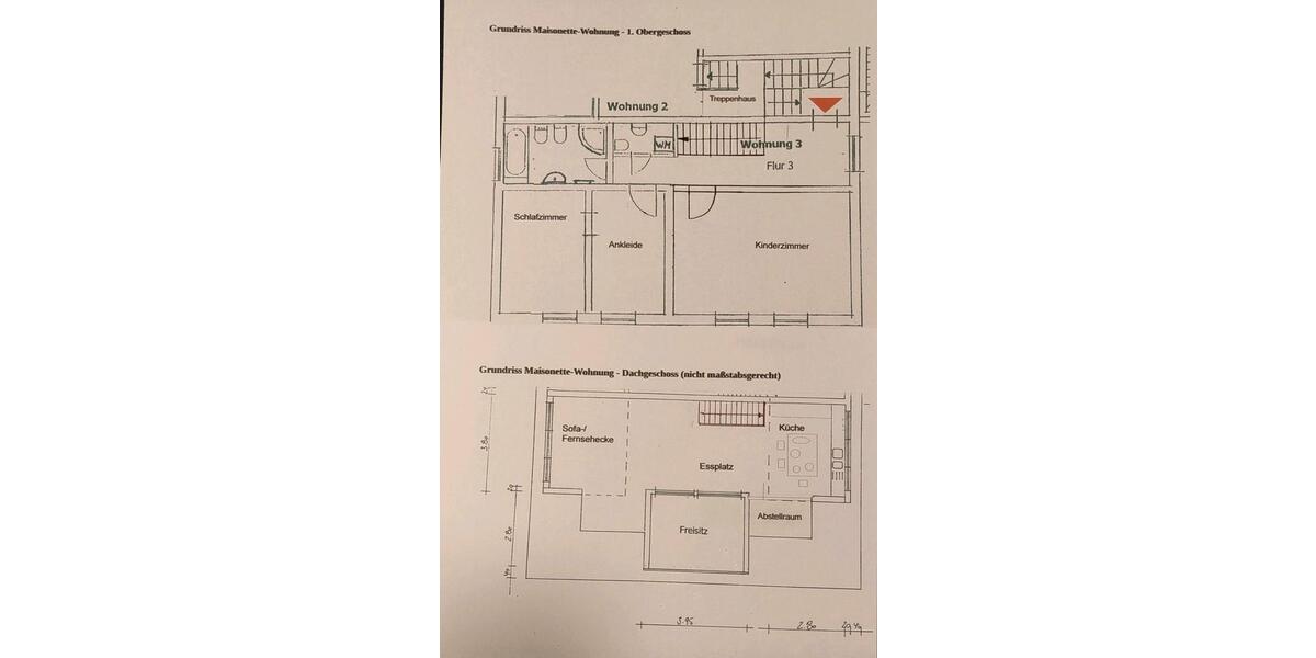 Maisonettenwohnung Tiddische - 4 Zimmer, 124 m&sup2;, 249.000&euro; | Angebot:25856988
