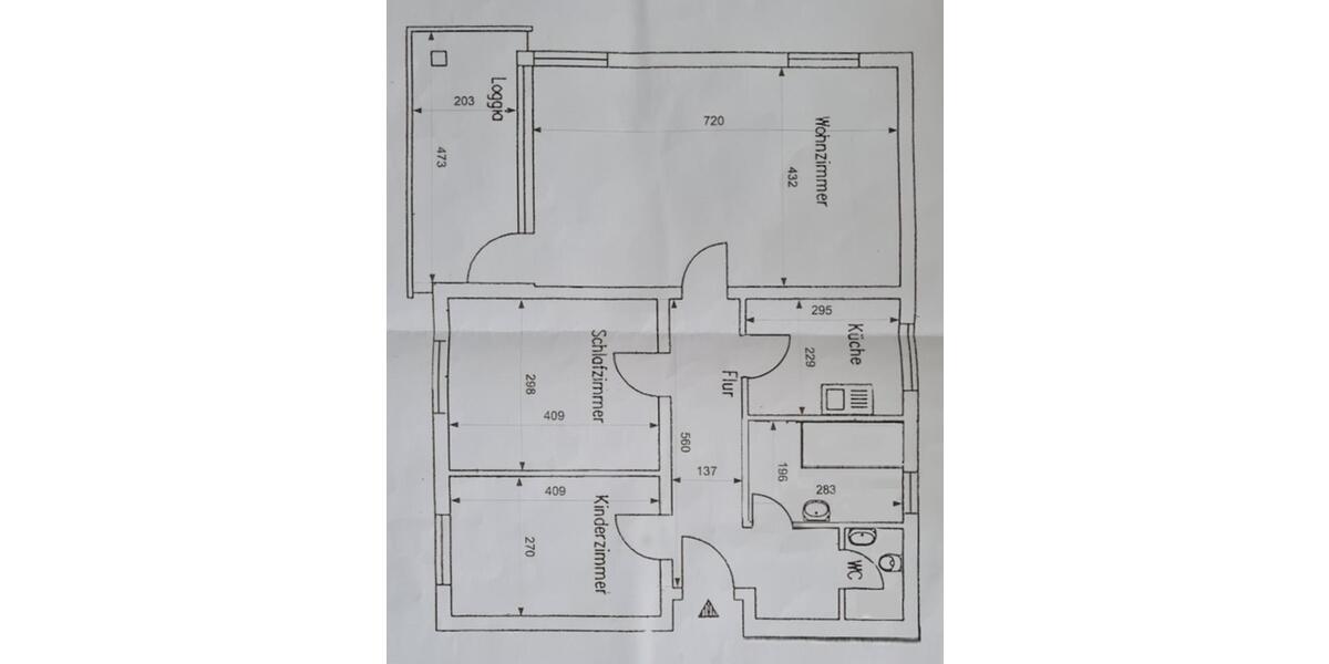 Etagenwohnung Wolfsburg Ehmen - 3 Zimmer, 85 m&sup2;, 218.000&euro; | Angebot:26580089