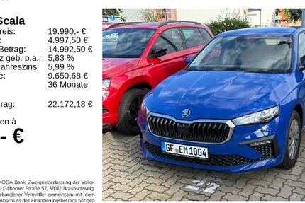 Skoda Scala 6.800 km 19.840 &euro; Gifhorn 38518