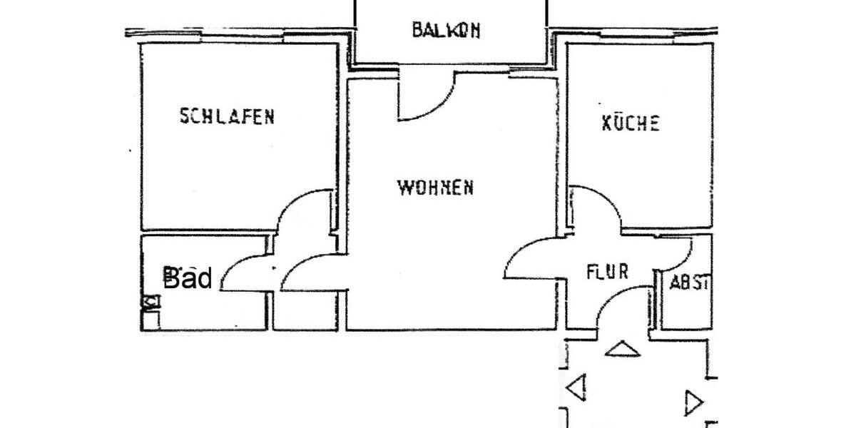 Etagenwohnung Helmstedt - 2 Zimmer, 61 m&sup2;, 485&euro; | Angebot:25655119