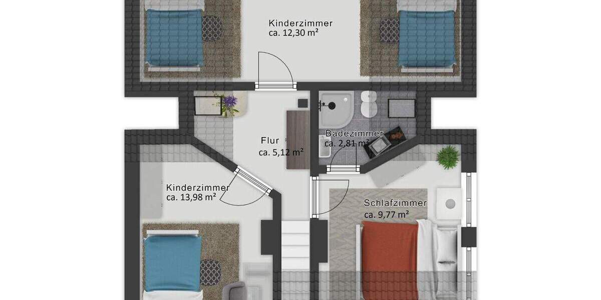 Doppelhaushälfte Helmstedt - 4 Zimmer, 117 m&sup2;, 179.000&euro; | Angebot:25730845