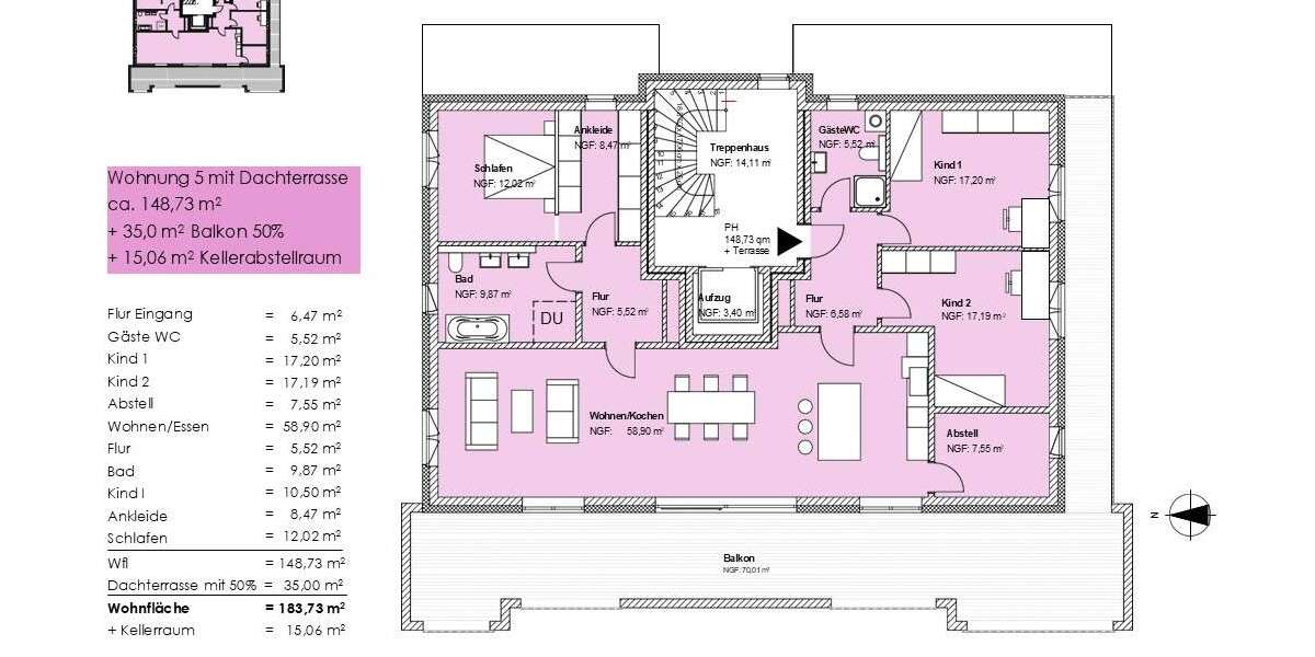 Wohnung zum Kaufen in Niedersachsen - Braunschweig 893.000 € 184 m² 4 zimmer