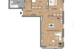 Etagenwohnung Braunschweig Südstadt- Rautheim- Mascherode - 3 Zimmer, 97 m&sup2;, 1.708&euro; | Angebot:25645502