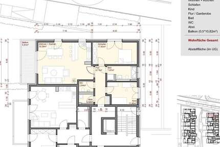 Wohnung Wolfsburg Almke - 3 Zimmer, 96 m&sup2;, 345.400&euro; | Angebot:25548041