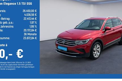 VW Tiguan 45.300 km 26.260 &euro; Braunschweig 38124
