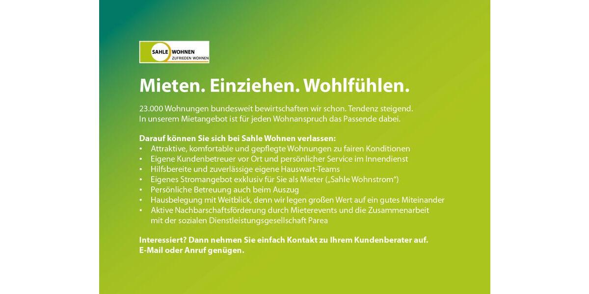 Etagenwohnung Wolfsburg Almke - 2 Zimmer, 63 m&sup2;, 507&euro; | Angebot:26283530