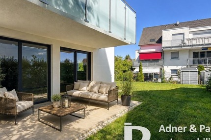 **TERRASSENWOHNUNG MIT PRIVATGARTEN UND EINBAUKÜCHE IN THUNE-ERSTBEZUG** - Wohnung Braunschweig Wabe-Schunter-Beberbach | Angebot:27332045