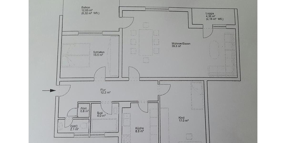 Etagenwohnung Wolfsburg - 3 Zimmer, 106 m&sup2;, 258.000&euro; | Angebot:26903828