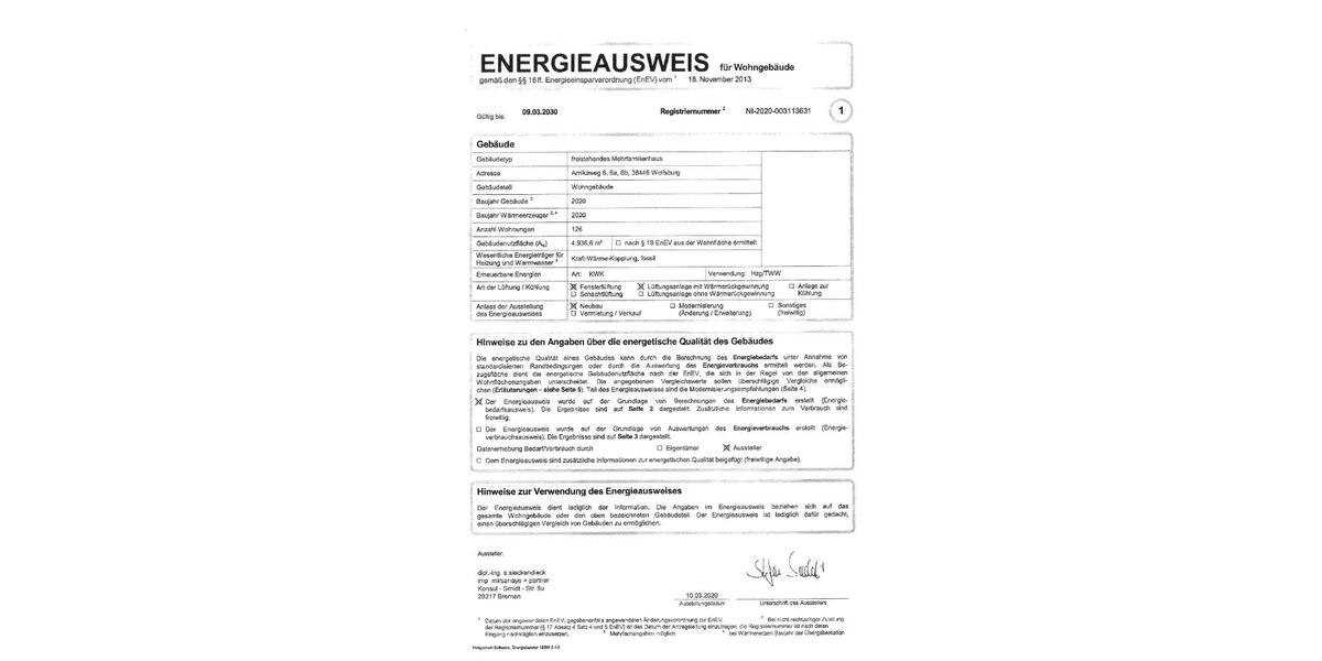 Etagenwohnung Wolfsburg Almke - 2 Zimmer, 66 m&sup2;, 730&euro; | Angebot:26096896