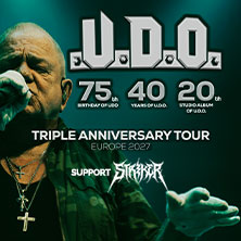 U.D.O. - Triple Anniversary Tour 2027 12.01.2027 Batschkapp