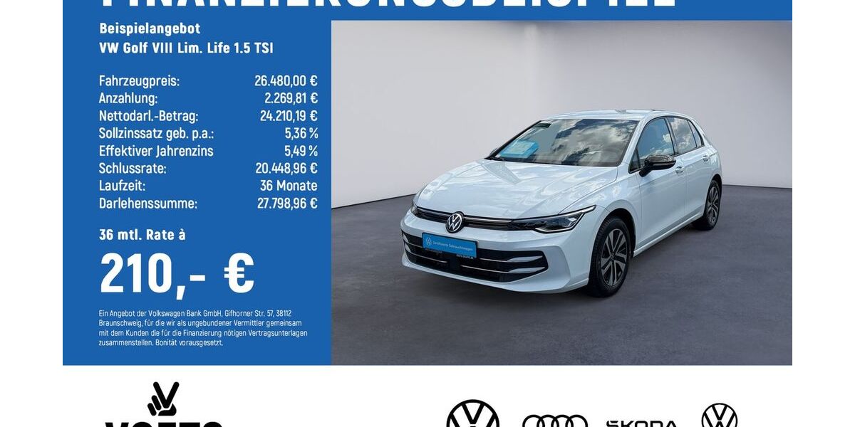 VW Golf 12.081 km 26.480 &euro; Braunschweig 38124