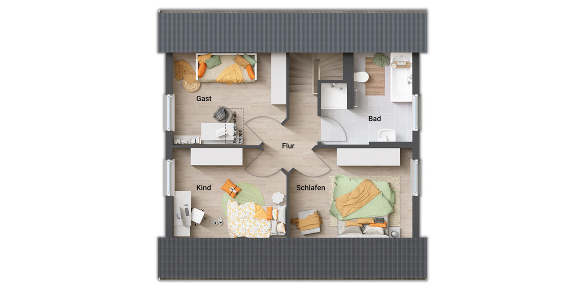 Einfamilienhaus Cremlingen Schulenrode - 4 Zimmer, 109 m&sup2;, 359.350&euro; | Angebot:26202240