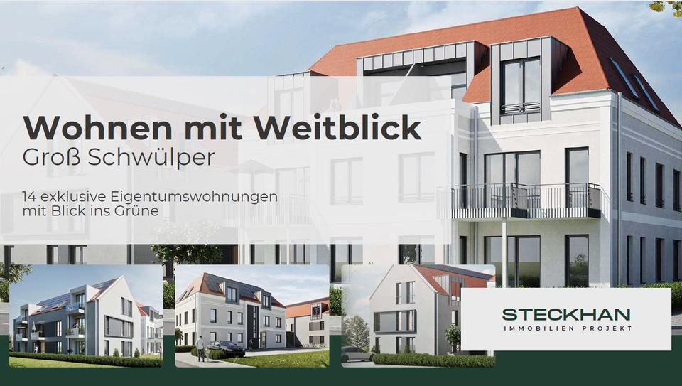 Etagenwohnung Schwülper - 2 Zimmer, 54 m&sup2;, 229.000&euro; | Angebot:26678573