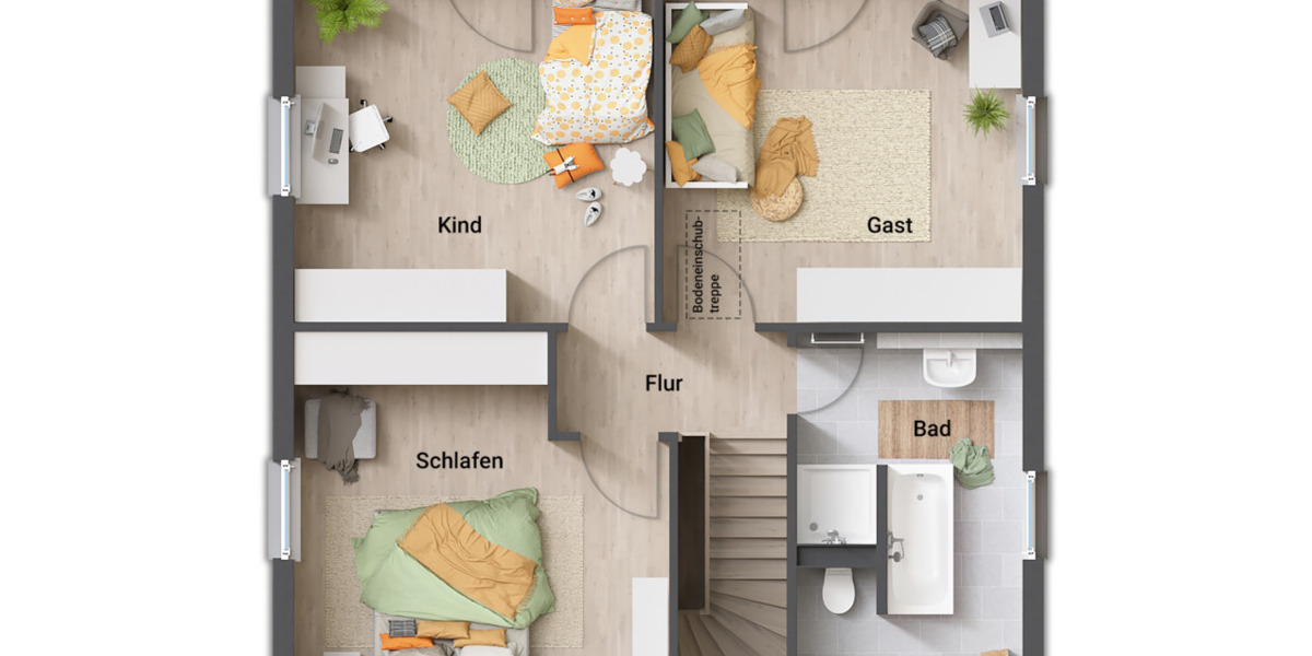 Einfamilienhaus Calberlah - 4 Zimmer, 129 m&sup2;, 451.950&euro; | Angebot:26154991