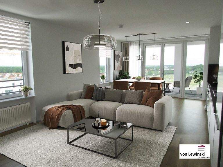 Etagenwohnung Wolfsburg Hellwinkel - 3 Zimmer, 88 m&sup2;, 1.135&euro; | Angebot:25563719