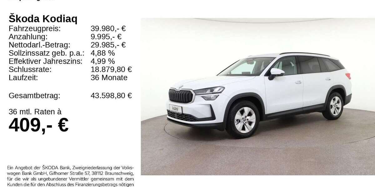 Skoda Kodiaq 15.750 km 39.780 € Gifhorn 38518