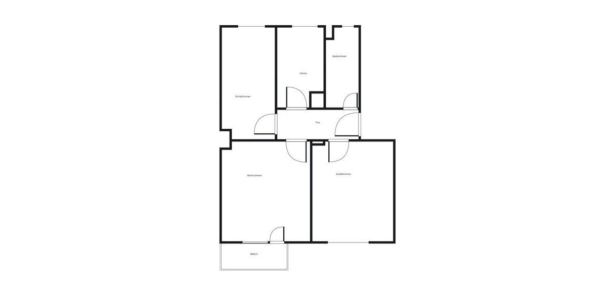 Wohnglück - praktische 2,5-Zimmer-Wohnung 2.5 zimmer